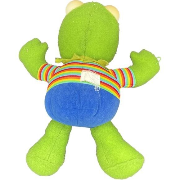 Vintage Hasbro Softie Muppet Babies Kermit The Frog Stuffed Animal Toy - Picture 3 of 8